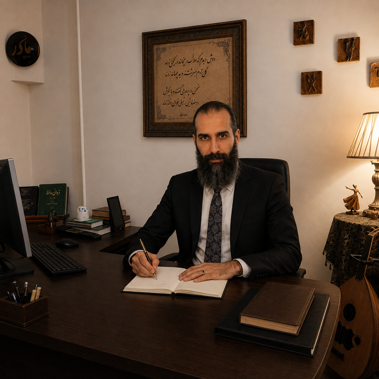 مدیر آموزشگاه موسیقی شکیبا رضا شکیبی